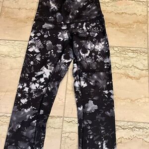 Stylish Black and Gray Floral Pants